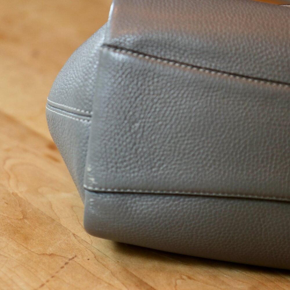 Coach Elise Grey Sachel EUC - Picture 5 of 16